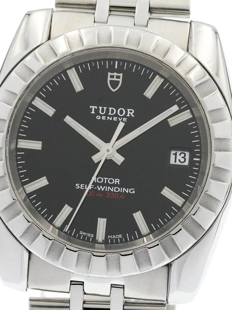 Tudor Classic 21010 Date Black Dial Automatic Mens Watch949756